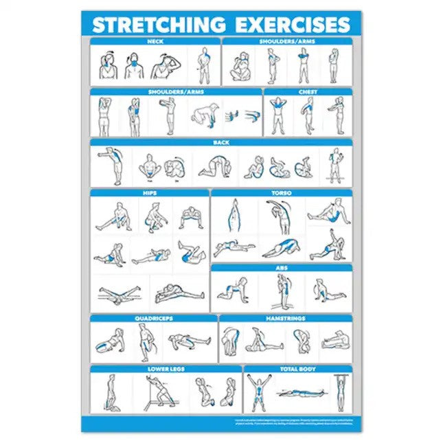 STRETCHING WORKOUT POSTER