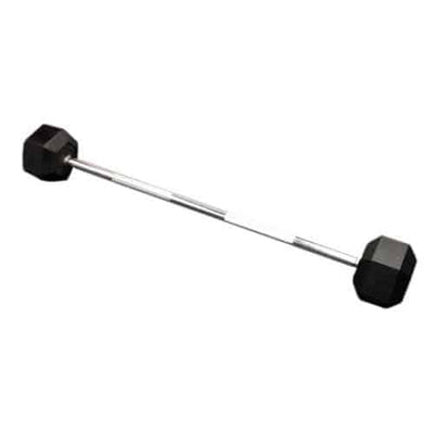 22.5KG RUBBER HEX FIXED BARBELL