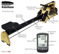WATER ROWER A1 HOME ROWING MACHINE
