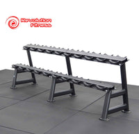 COMMERCIAL 10 PAIR DUMBELL RACK