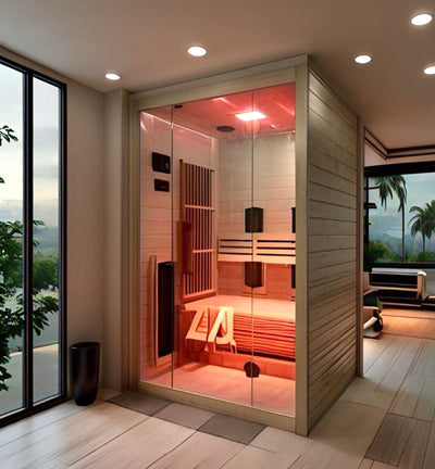 FULL SPECTRUM INFRARED 2 PERSON ELITE SERIES SAUNA