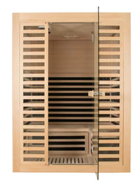 ZUA 3 PERSON INFRARED DELUXE SAUNA
