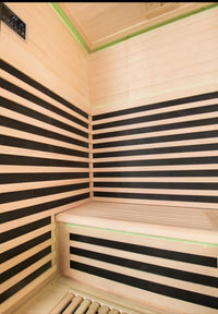 ZUA 3 PERSON INFRARED DELUXE SAUNA