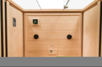 ZUA 3 PERSON INFRARED DELUXE SAUNA