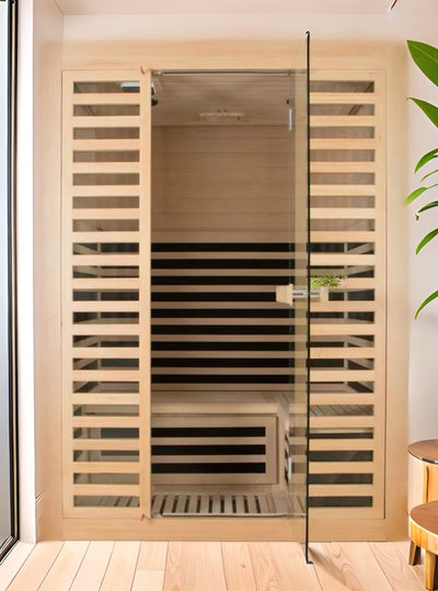 ZUA 3 PERSON INFRARED DELUXE SAUNA