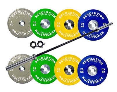 120KG COLOURED ELITE BUMPER SET