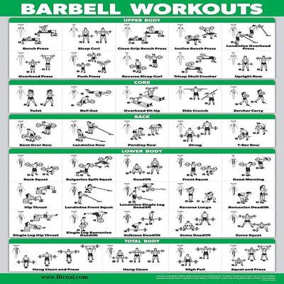 BARBELL WORKOUT POSTER