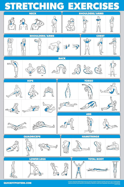 STRETCHING WORKOUT POSTER