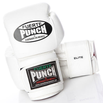 PUNCH MEXICAN FUERTE ELITE GLOVES - WHITE