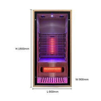 FULL SPECTRUM INFRARED 1 PERSON PIONEER SERIES SAUNA
