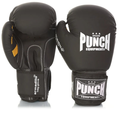 PUNCH 12OZ ARMADILLOS BAG MITTS MATTE BLACK
