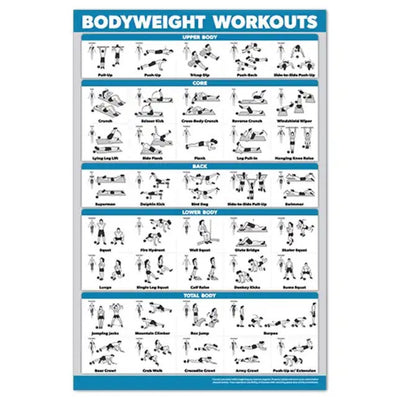 BODYWEIGHT WORKOUT POSTER