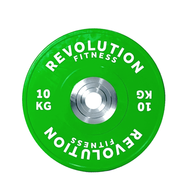 10KG REVOLUTION ELITE COLOURED BUMPER PLATE