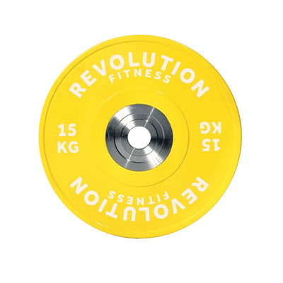 15KG REVOLUTION ELITE COLOURED BUMPER PLATE