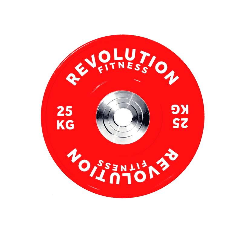 25KG REVOLUTION ELITE COLOURED BUMPER PLATE