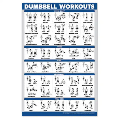 DUMBBELL WORKOUT POSTER