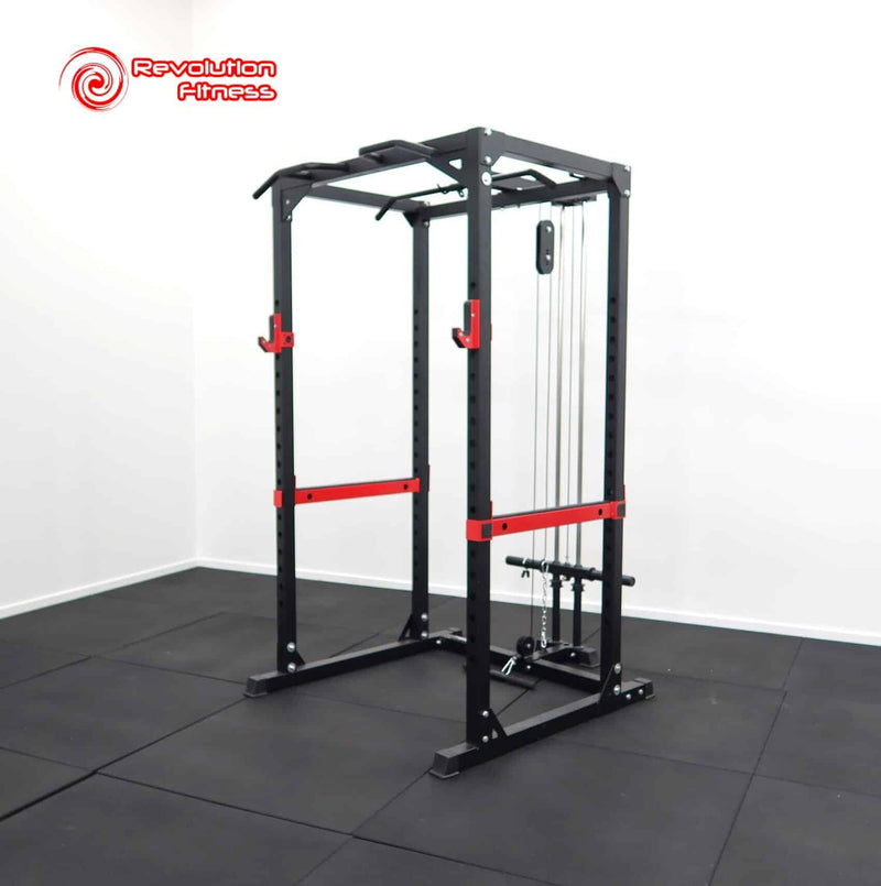 REVOLUTION HR3260 POWER RACK LAT/ROW Southside Fitness
