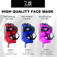 RED LIGHT 3 COLOUR FACE MASK