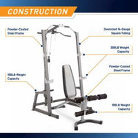 MARCY CAGE & BENCH COMBO