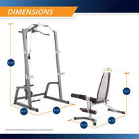 MARCY CAGE & BENCH COMBO