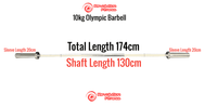 10KG OLYMPIC BARBELL