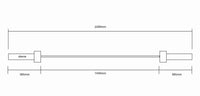 7FT OLYMPIC BARBELL OB300