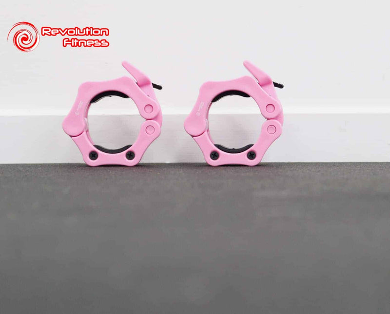PINK OLYMPIC LOCK COLLARS