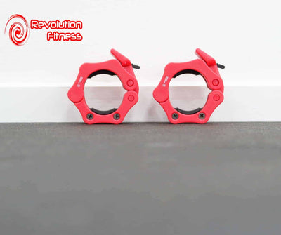 RED OLYMPIC LOCK COLLARS
