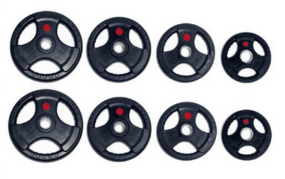 100KG RUBBER OLYMPIC WEIGHT SET