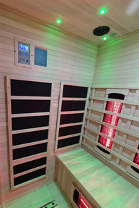 Full Spectrum Infrared 2 Person Platinum Sauna