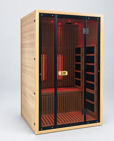 Full Spectrum Infrared 2 Person Platinum Sauna