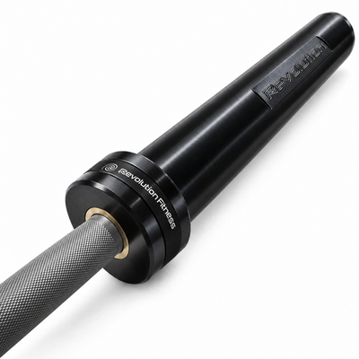 REVOLUTION BLACK CERAKOTE OLYMPIC BARBELL