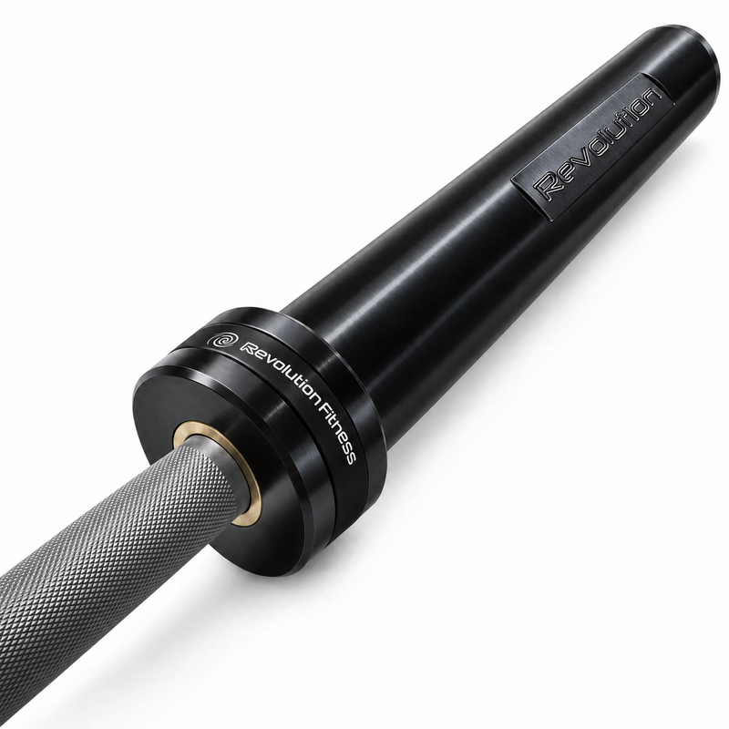 REVOLUTION BLACK CERAKOTE OLYMPIC BARBELL