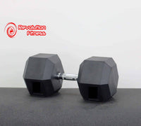 65KG RUBBER HEX DUMBELL