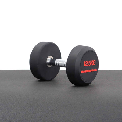 12.5KG ROUND RUBBER DUMBELL