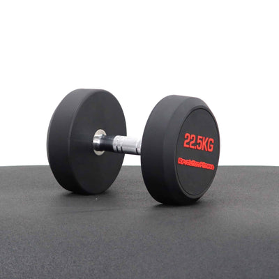 22.5KG ROUND RUBBER DUMBELL