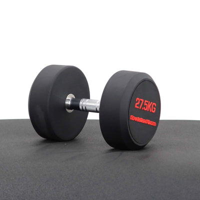 27.5KG ROUND RUBBER DUMBELL