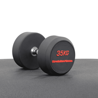 35KG ROUND RUBBER DUMBELL