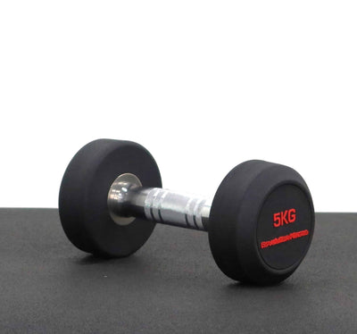 5KG ROUND RUBBER DUMBELL