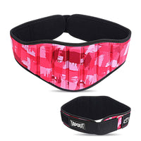TAPOUT CONTOURED PINK LIFTING BELT