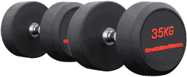 Dumbells - Round Rubber